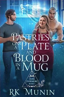 Pastries on a Plate and Blood in a Mug