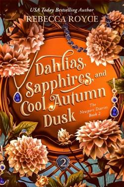 Dahlias, Sapphires, and Cool Autumn Dusk by Rebecca Royce