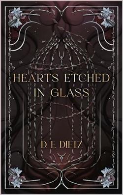 Hearts Etched in Glass by Deanne Dietz